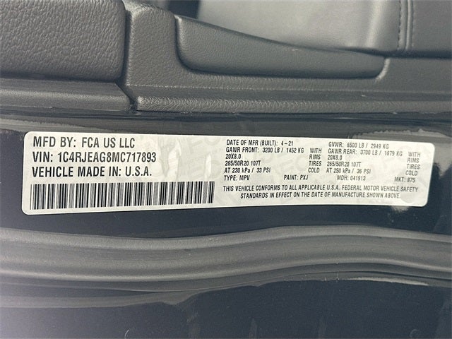 2021 Jeep Grand Cherokee Laredo X