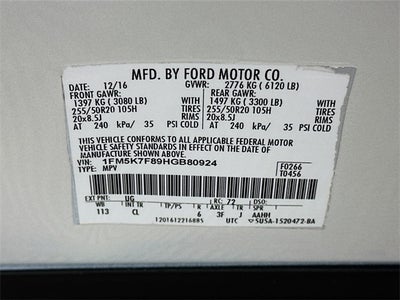 2017 Ford Explorer Limited