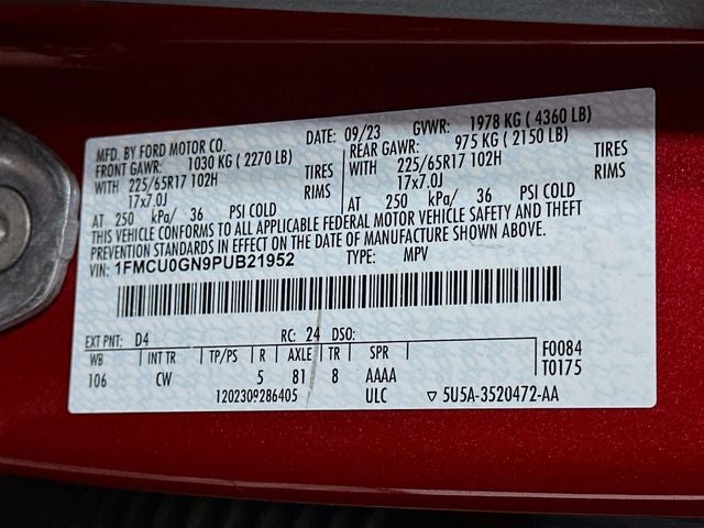 2023 Ford Escape Active