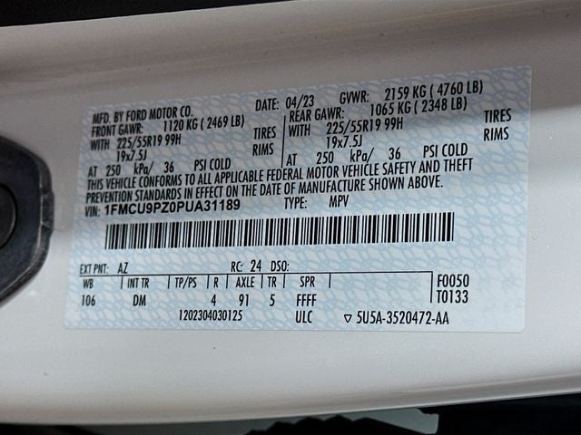 2023 Ford Escape Hybrid ST-Line Elite