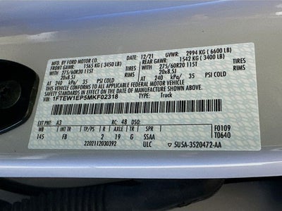 2021 Ford F-150 Lariat