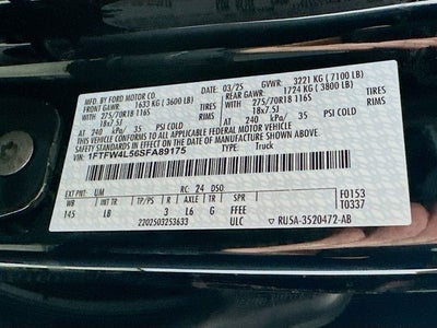 2025 Ford F-150 Tremor