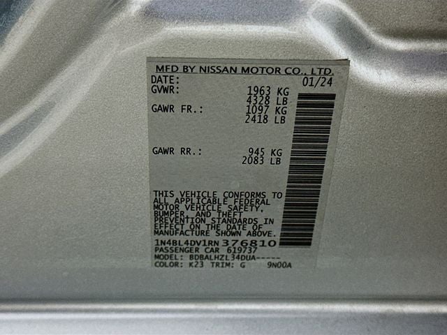 2024 Nissan Altima 2.5 SV