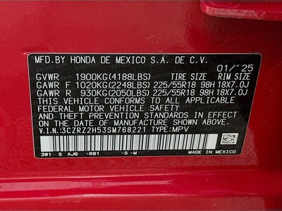 2025 Honda HR-V Sport