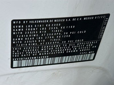 2022 Volkswagen Tiguan 2.0T SE
