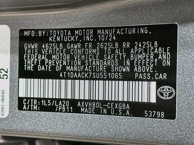 2025 Toyota Camry XLE