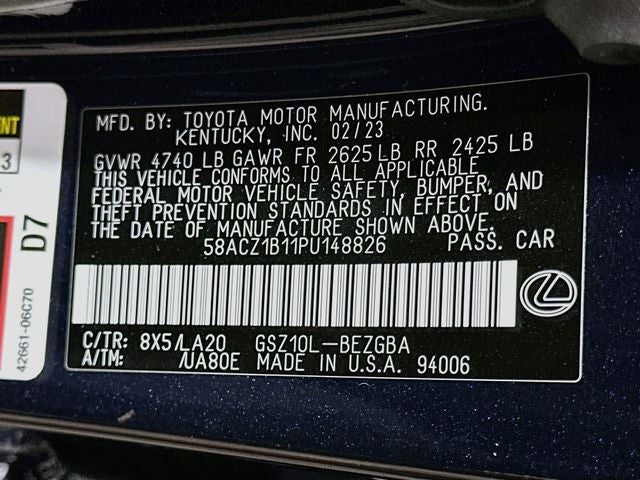 2023 Lexus ES 350