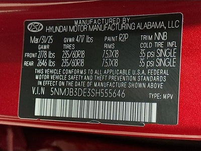 2025 Hyundai TUCSON SEL