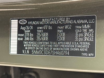 2025 Hyundai TUCSON SEL Convenience