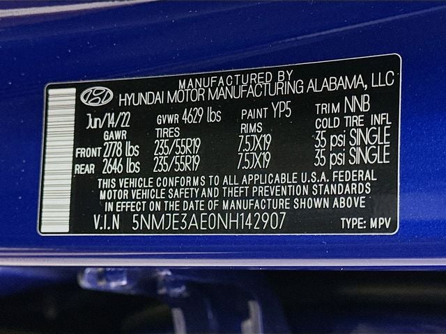 2022 Hyundai TUCSON Limited