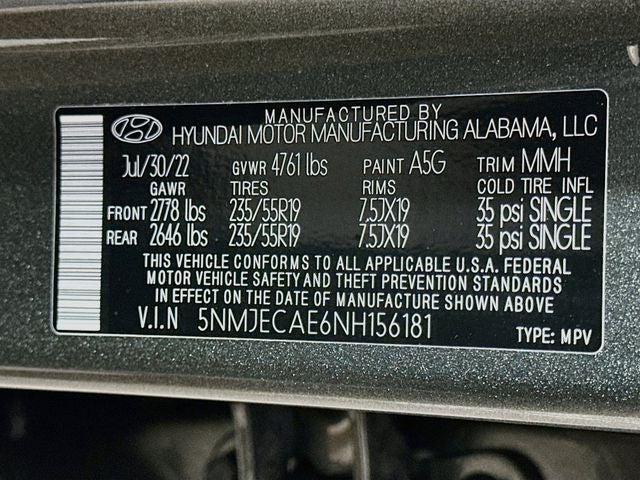 2022 Hyundai TUCSON Limited