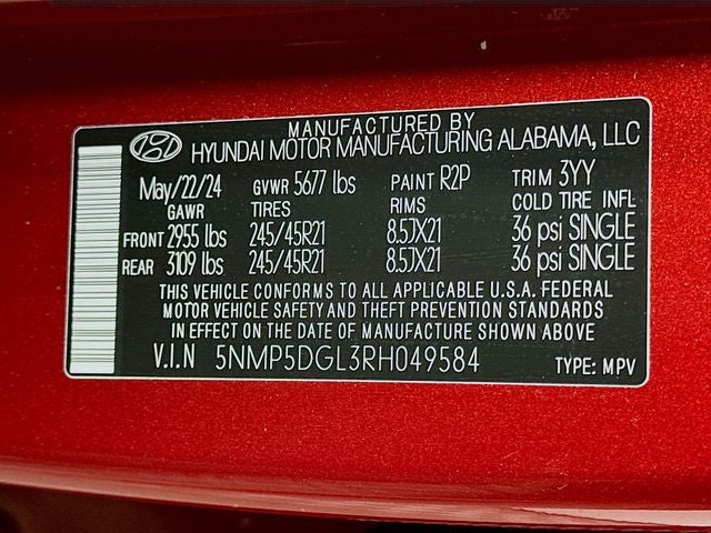 2024 Hyundai SANTA FE Calligraphy