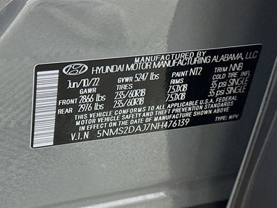 2022 Hyundai SANTA FE SEL