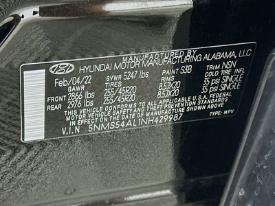 2022 Hyundai SANTA FE Calligraphy