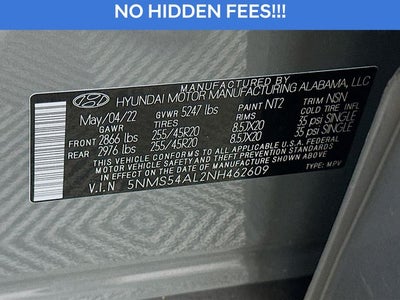 2022 Hyundai SANTA FE Calligraphy
