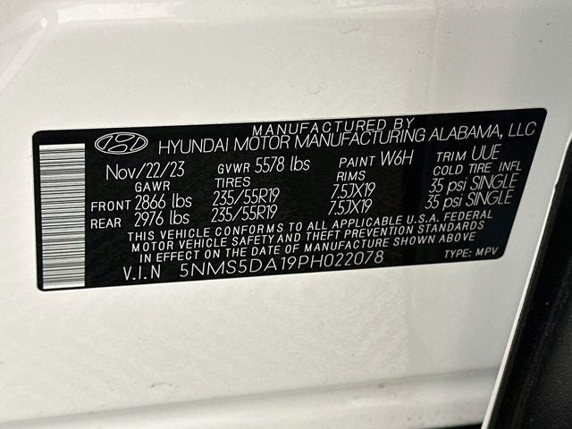 2023 Hyundai SANTA FE HYBRID Limited