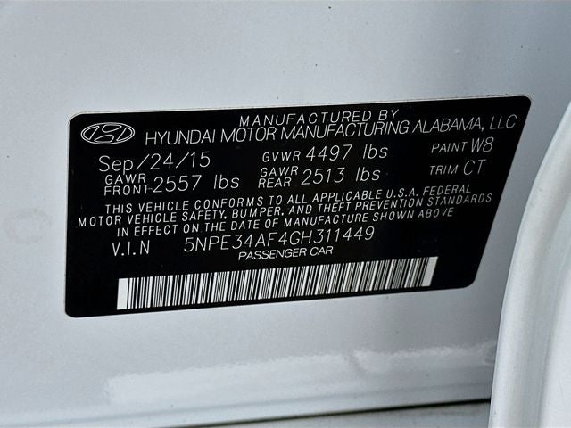 2016 Hyundai SONATA Sport