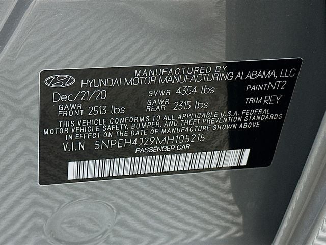 2021 Hyundai SONATA Limited