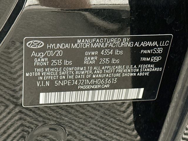 2021 Hyundai SONATA SEL Plus