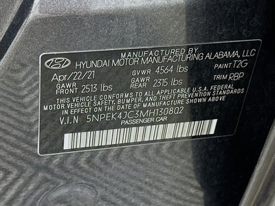 2021 Hyundai SONATA N Line