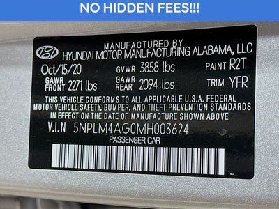 2021 Hyundai ELANTRA SEL
