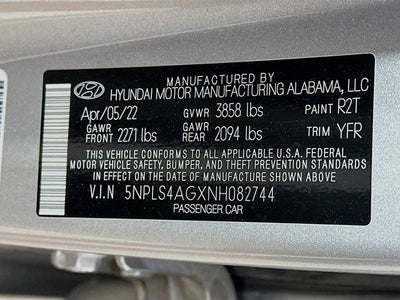 2022 Hyundai ELANTRA SEL