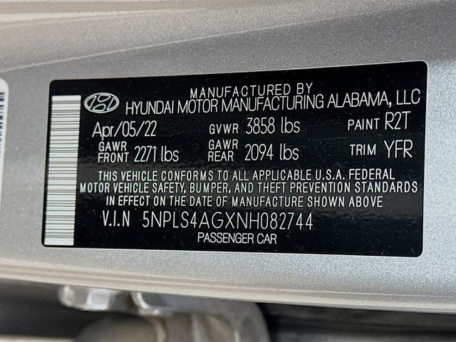 2022 Hyundai ELANTRA SEL