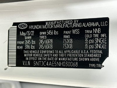2022 Hyundai SANTA CRUZ SEL