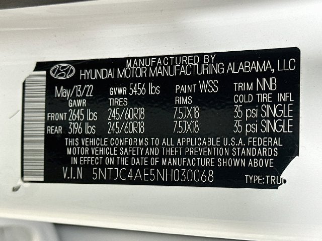 2022 Hyundai SANTA CRUZ SEL