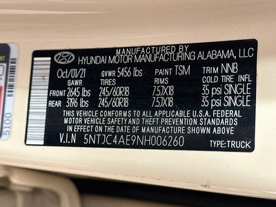 2022 Hyundai SANTA CRUZ SEL