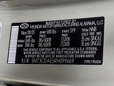 2024 Hyundai SANTA CRUZ SEL