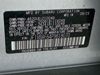 2023 Subaru WRX Premium