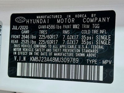 2021 Hyundai TUCSON SE