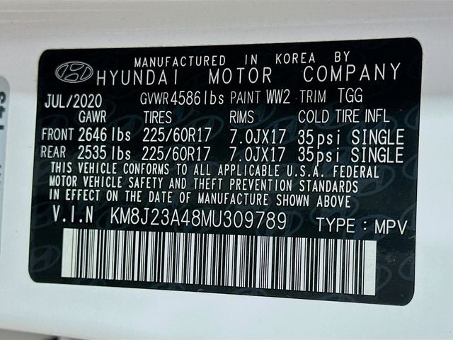 2021 Hyundai TUCSON SE