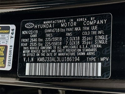 2020 Hyundai TUCSON Limited