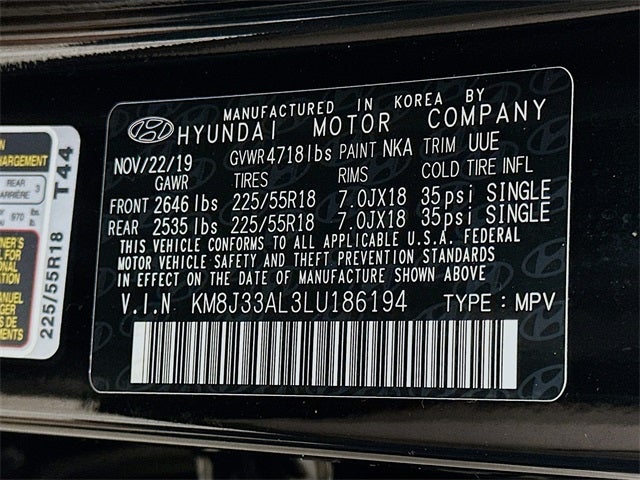 2020 Hyundai TUCSON Limited