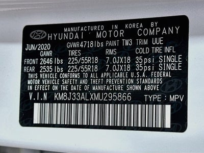 2021 Hyundai TUCSON Ultimate