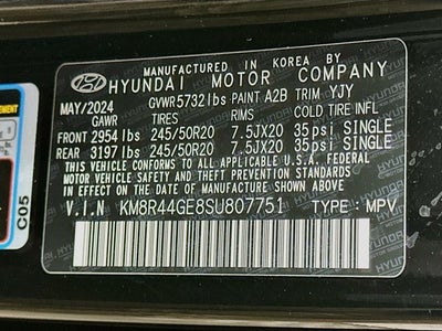 2025 Hyundai PALISADE SEL Premium 7 Passenger