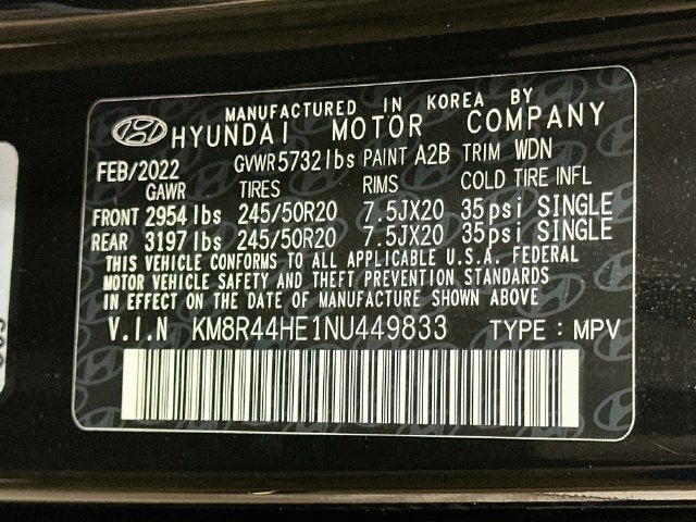 2022 Hyundai PALISADE SEL