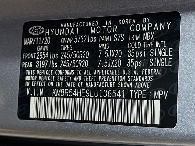 2020 Hyundai PALISADE Limited