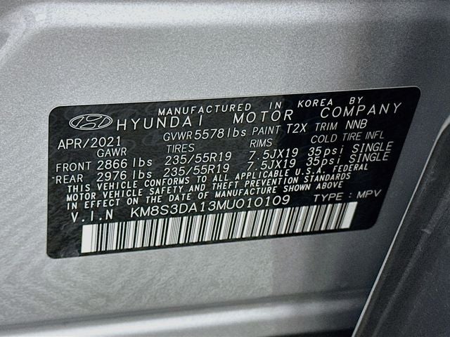 2021 Hyundai SANTA FE HYBRID SEL Premium