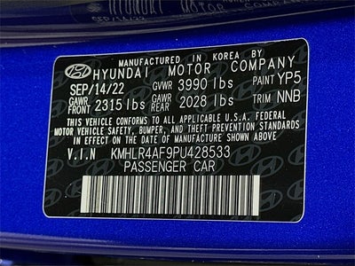 2023 Hyundai ELANTRA N Line