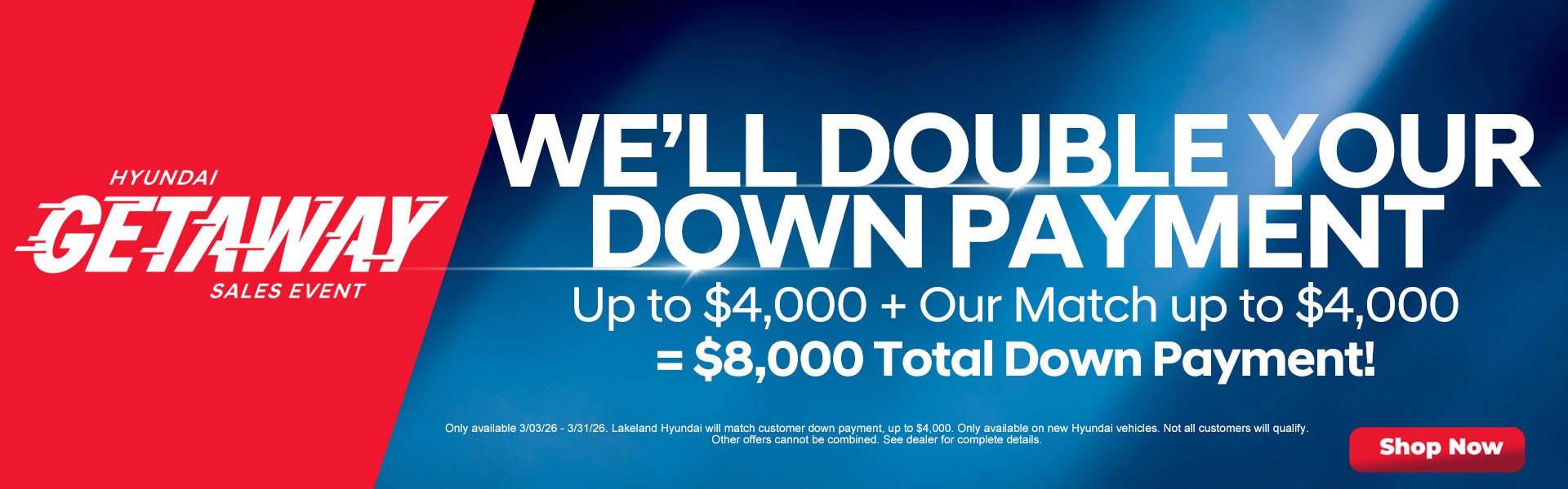 Double Your Down Payment!