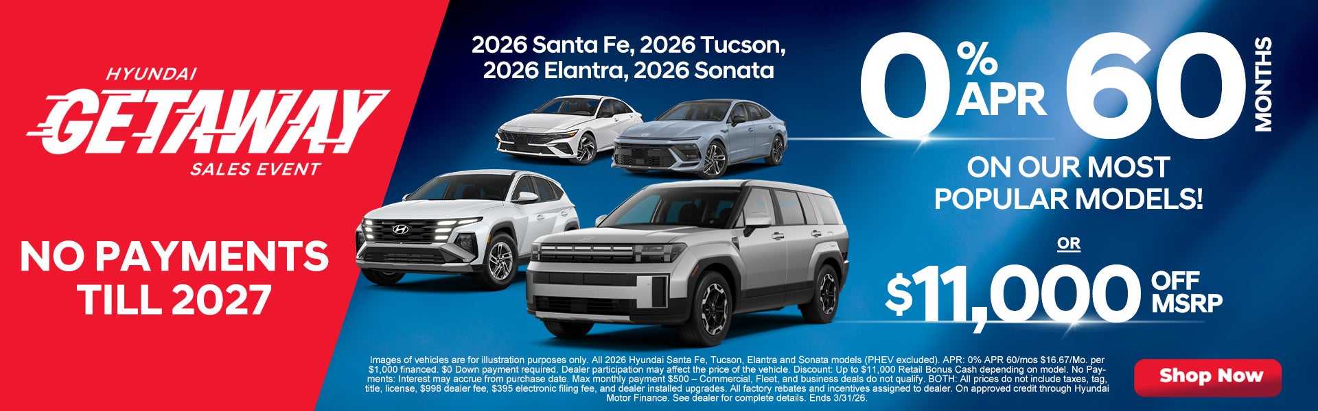 0% APR for 60 Months + No Payments until 2027!!!