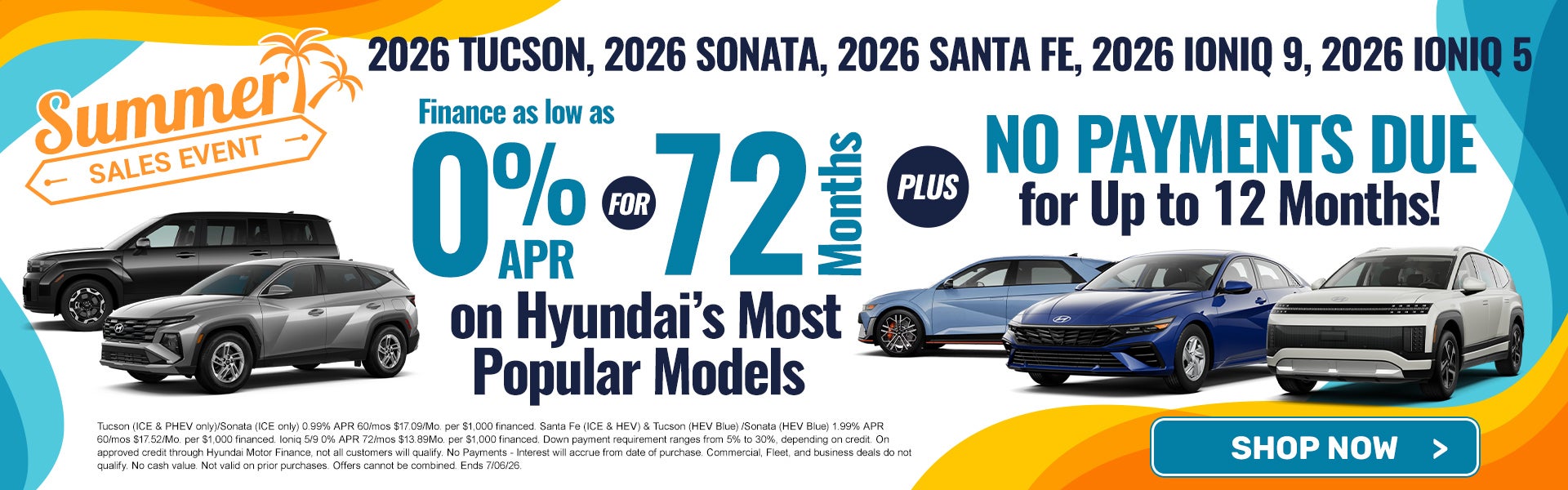 0% for 72 PLUS No Payments for up to 12 months!