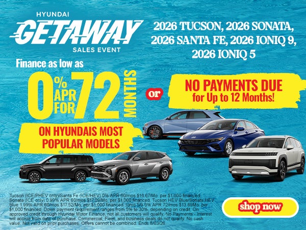 Lakeland Hyundai GETAWAY Sales Event