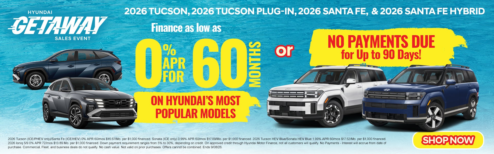 Lakeland Hyundai GETAWAY Sales Event