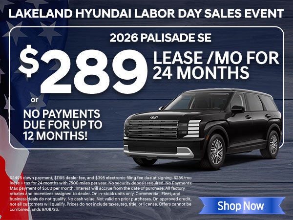 2026 Palisade $189/mo