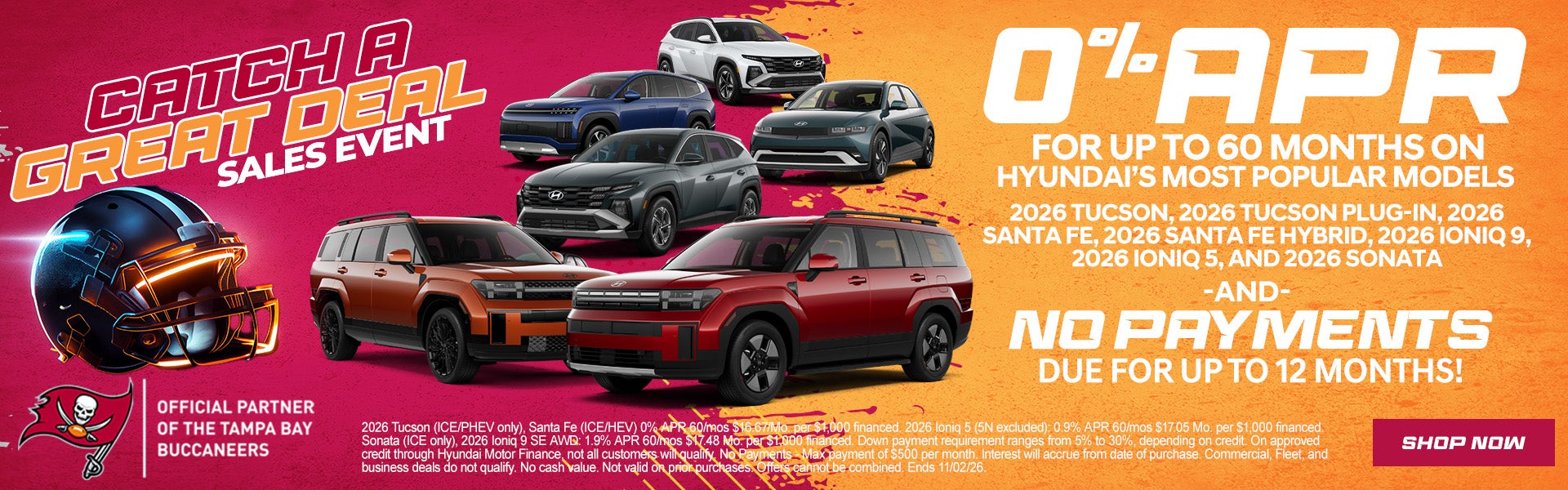 0% APR OR No Payments for up to 12 Months